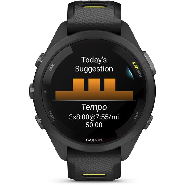 Garmin Forerunner 265S nero/giallo limone
