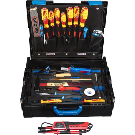 GEDORE assortim. p. elettricisti 36 pz.  L-BOXX