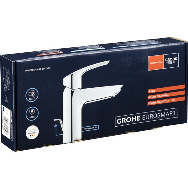 Grohe Eurosmart taglia S miscelatore monoc. lavabo 1/2