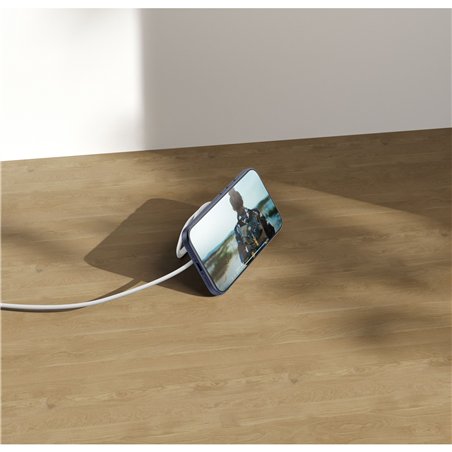 Belkin UltraCharge Ladepad Qi2 25W mit Standfuß weiß WIA013hqWH