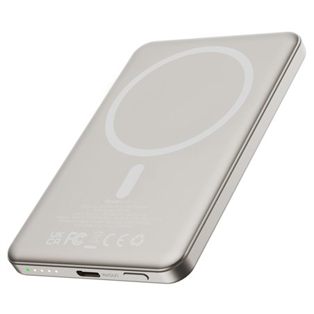 Boompods PowerSnap 5000mAh Titanium Magnetic Powerbank