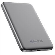 Boompods PowerSnap 5000mAh Graffite Magnetic Powerbank