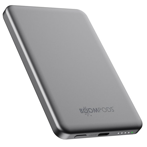 Boompods PowerSnap 5000mAh Graffite Magnetic Powerbank