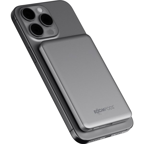 Boompods PowerSnap 5000mAh Graffite Magnetic Powerbank