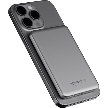Boompods PowerSnap 5000mAh Graffite Magnetic Powerbank