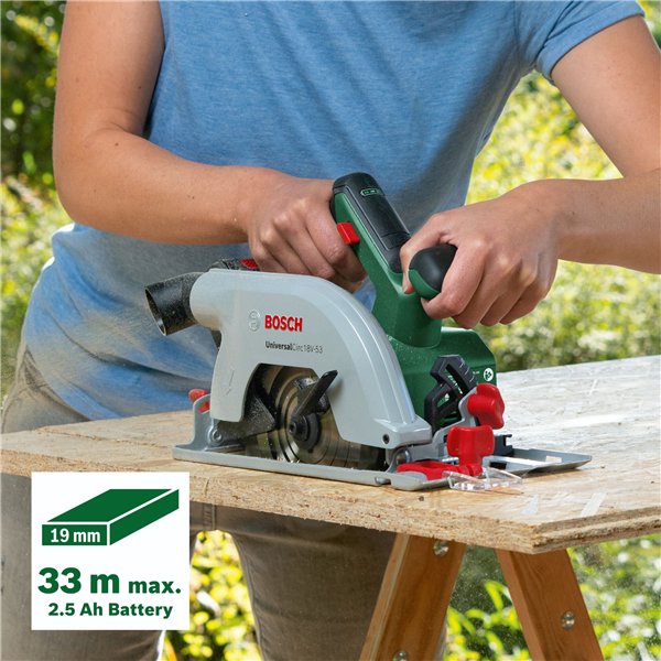 Bosch UniversalCirc 18V-53 Akku-Handkreissäge