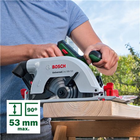 Bosch UniversalCirc 18V-53 Akku-Handkreissäge