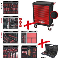 KS Tools ECOline Werkstattwagen 7 Schubladen 2