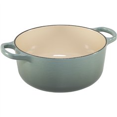 Le Creuset Signature Bräter rund 20 cm Sea Salt 2