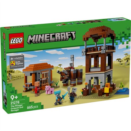 LEGO Minecraft 21278 The Pillager Outpost and Ravager