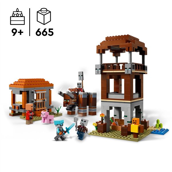 LEGO Minecraft 21278 The Pillager Outpost and Ravager