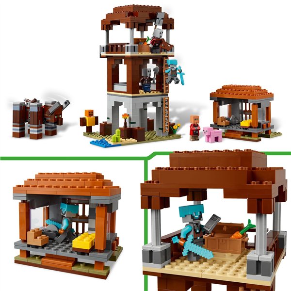 LEGO Minecraft 21278 The Pillager Outpost and Ravager