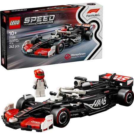 LEGO Speed Champions 77250 MoneyGram Haas F1 Team V-24
