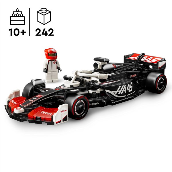LEGO Speed Champions 77250 MoneyGram Haas F1 Team V-24