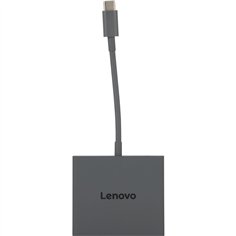 LENOVO USB-C 4 in 1 travel hub Gen2 Schwarz 2