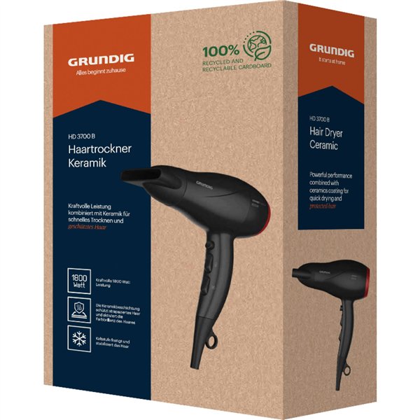 Grundig HD 3700 B asciugacapelli