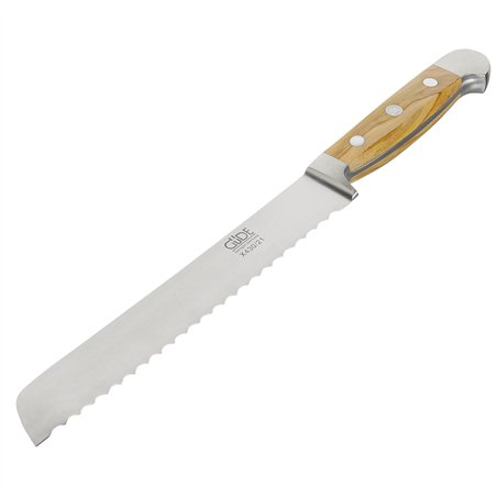 Güde Alpha coltello da pane 21 cm oliva