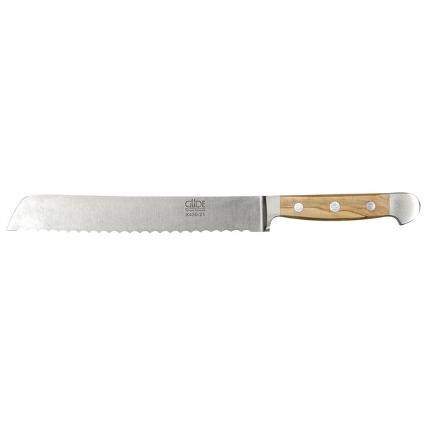Güde Alpha coltello da pane 21 cm oliva