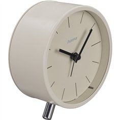 Hama orolog.rad. Flores analog. senza ticchet.grig./beige 222229 2