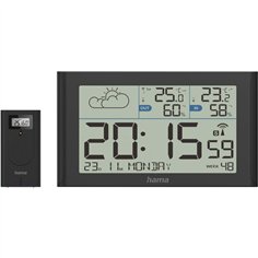 Hama stazione meteo Sylt con sensore est. radioc. nero 222216