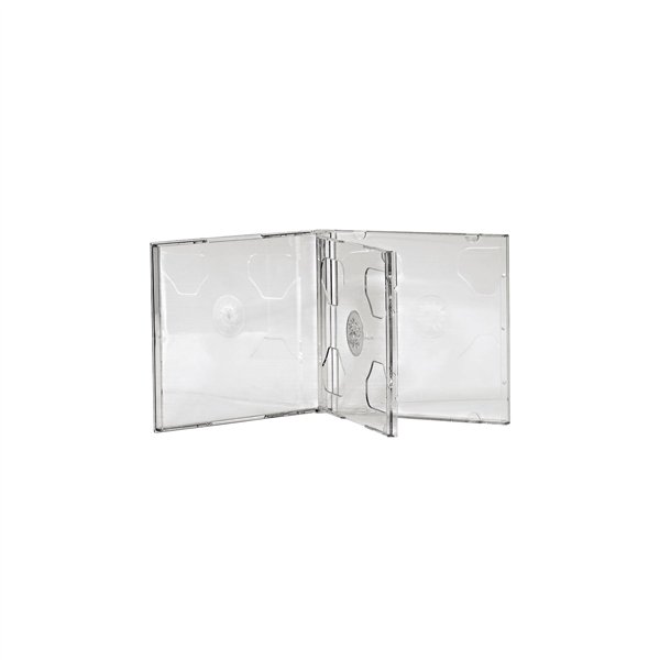 Hama CD-Double-Box confez. 5 pz. trasparente Jewel-Case     44752