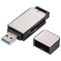 Hama USB 3.0 Multi Card Reader SD/microSD Alu nero/argento 2
