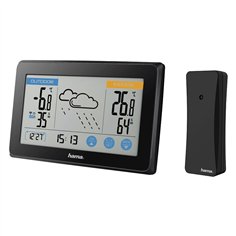 Hama stazione meteo Touch nero                     186314