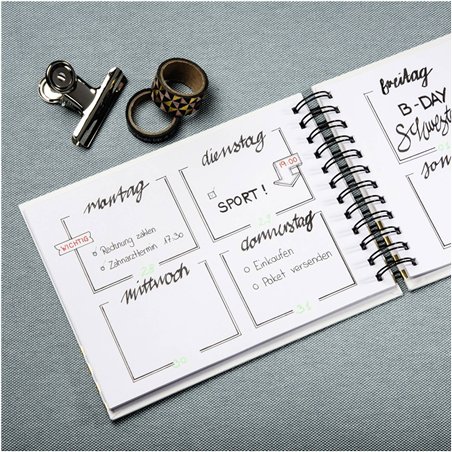 Hama Letterings Enjoy spirale 28x17 50 pagine bianche 3890