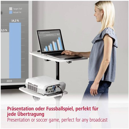 Hama tavolo da beamer con 2 ripiani                   77510