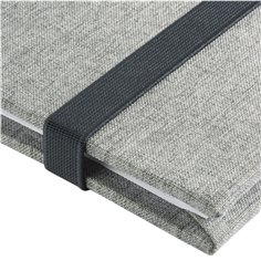 Hama Jumbo Tessuto grigio 30x30 60 pagine bianche 3846 2