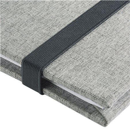 Hama Jumbo Tessuto grigio 30x30 60 pagine bianche 3846