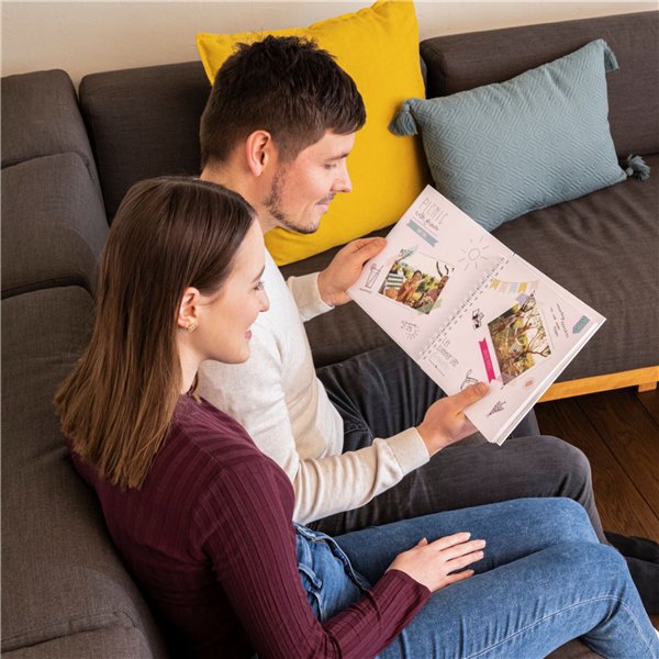 Hama kit creativo album spirale fai da te 28x24 50 pagine   7293