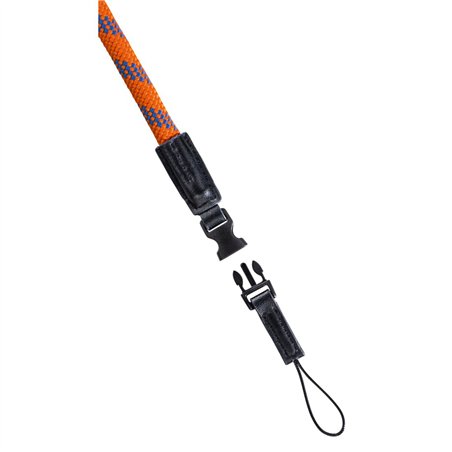 Hama cinghia per fotocamera Braid 120  arancione/blu