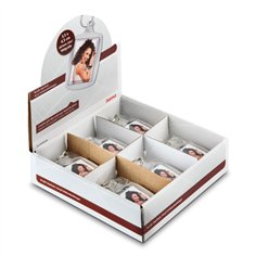 24x1 Hama portachiavi acril. per fototessera 3,5x4,5 i.D.