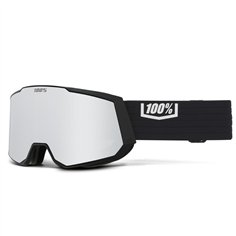 100percent SNOW - SNOWCRAFT XL Black HiPER Silver Mirror