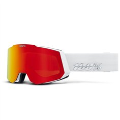 100percent SNOW - SNOWCRAFT Goggle White HiPER Red Mirror