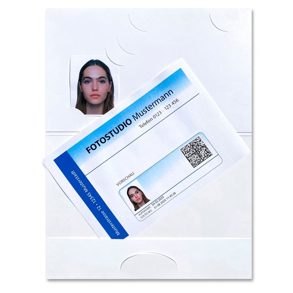 1x50 Daiber Passbildmappen E-Passfoto-PORTRAIT        14028