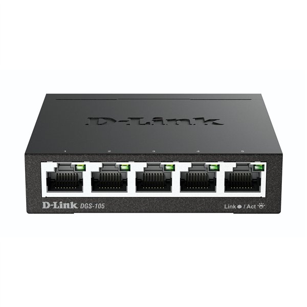 D-Link DGS-105/E 5-Port Layer2 unmanaged Gigabit Switch