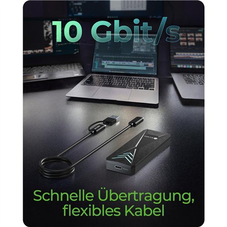 ICY BOX IB-1805ML-CU31 M.2 NVMe SSD Gehäuse