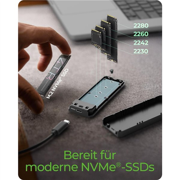 ICY BOX IB-1805ML-CU31 M.2 NVMe SSD Gehäuse