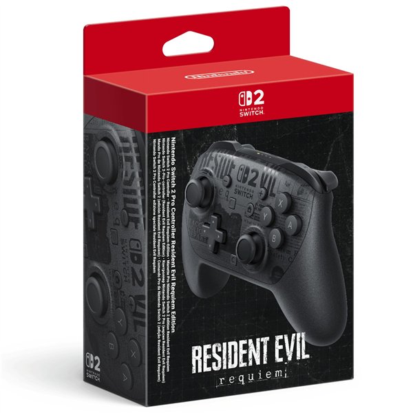 Nintendo Switch 2 Pro Controller Resident Evil Requiem Edition