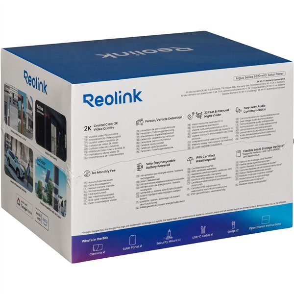 Reolink Argus Eco B320 mit Solar Panel