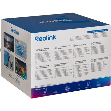Reolink Argus PT B430 mit Solar Panel