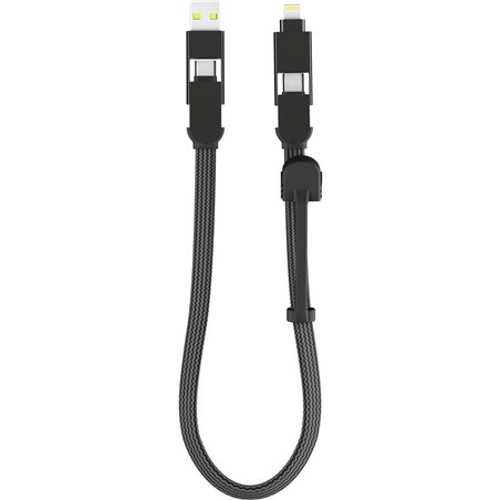 Rolling Square inCharge XL Cable 30cm Black