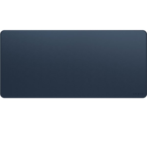 Satechi Vegan-Leather Premium Desk Mat Blue