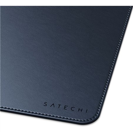 Satechi Vegan-Leather Premium Desk Mat Blue