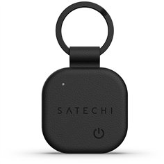 Satechi Vegan-Leather FindAll Keychain Black