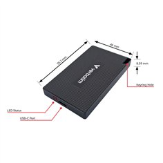 Verbatim Metal Mini SSD    512GB USB-C Gen 2                32030 2