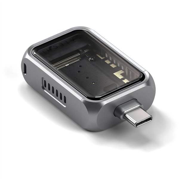 Satechi USB-C Mini NVMe SSD Enclosure space grey