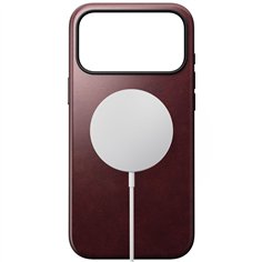 Nomad Modern Leather Case iPhone 17 Pro Max Burgundy Horween 2